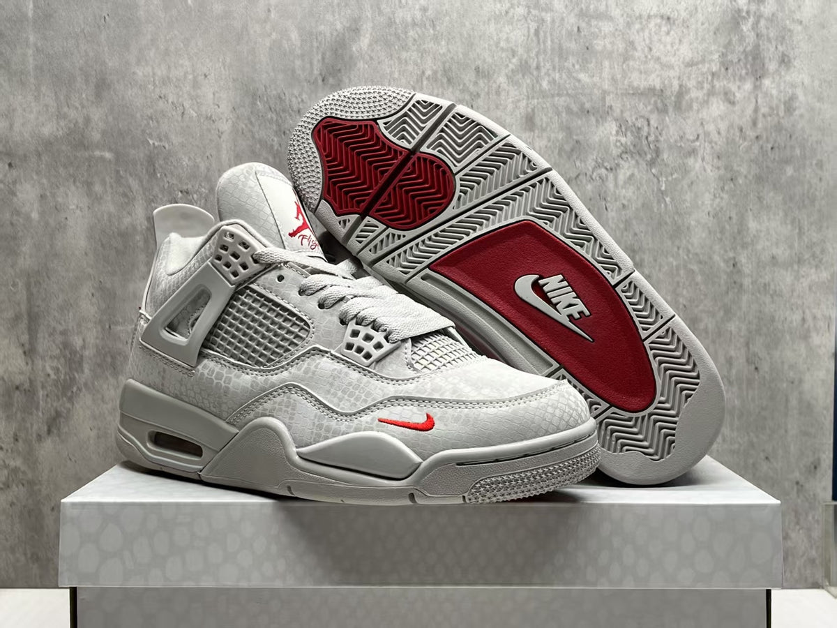 Nigel Sylvester x Air Jordan 4 Grey Mamba Grey and Black