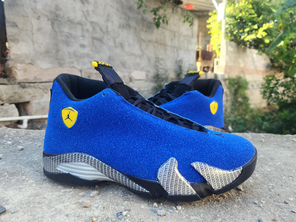 Air Jordan 14 Retro Blue/Black Sneakers