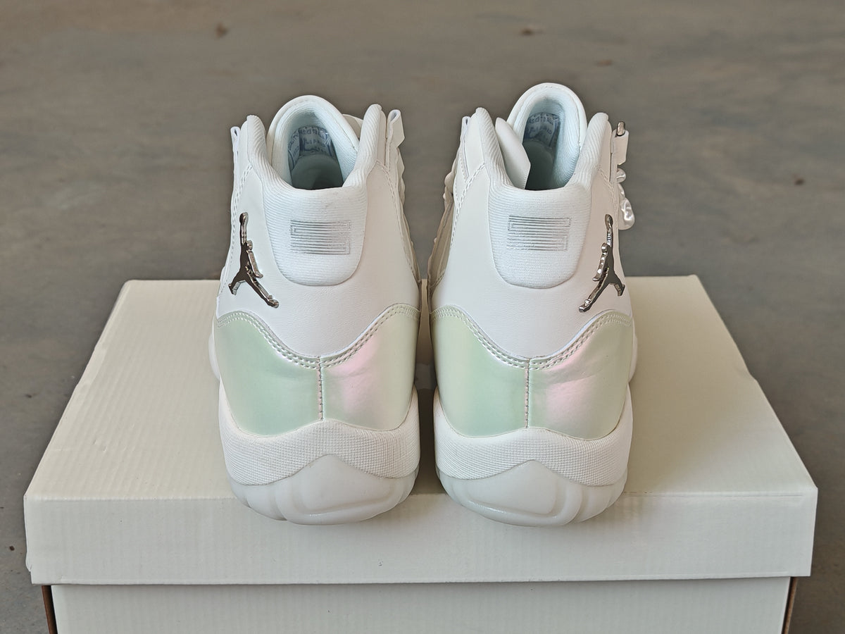 Air Jordan 11 Retro Sail/Pearl Grey Unisex Sneakers AR0715-110