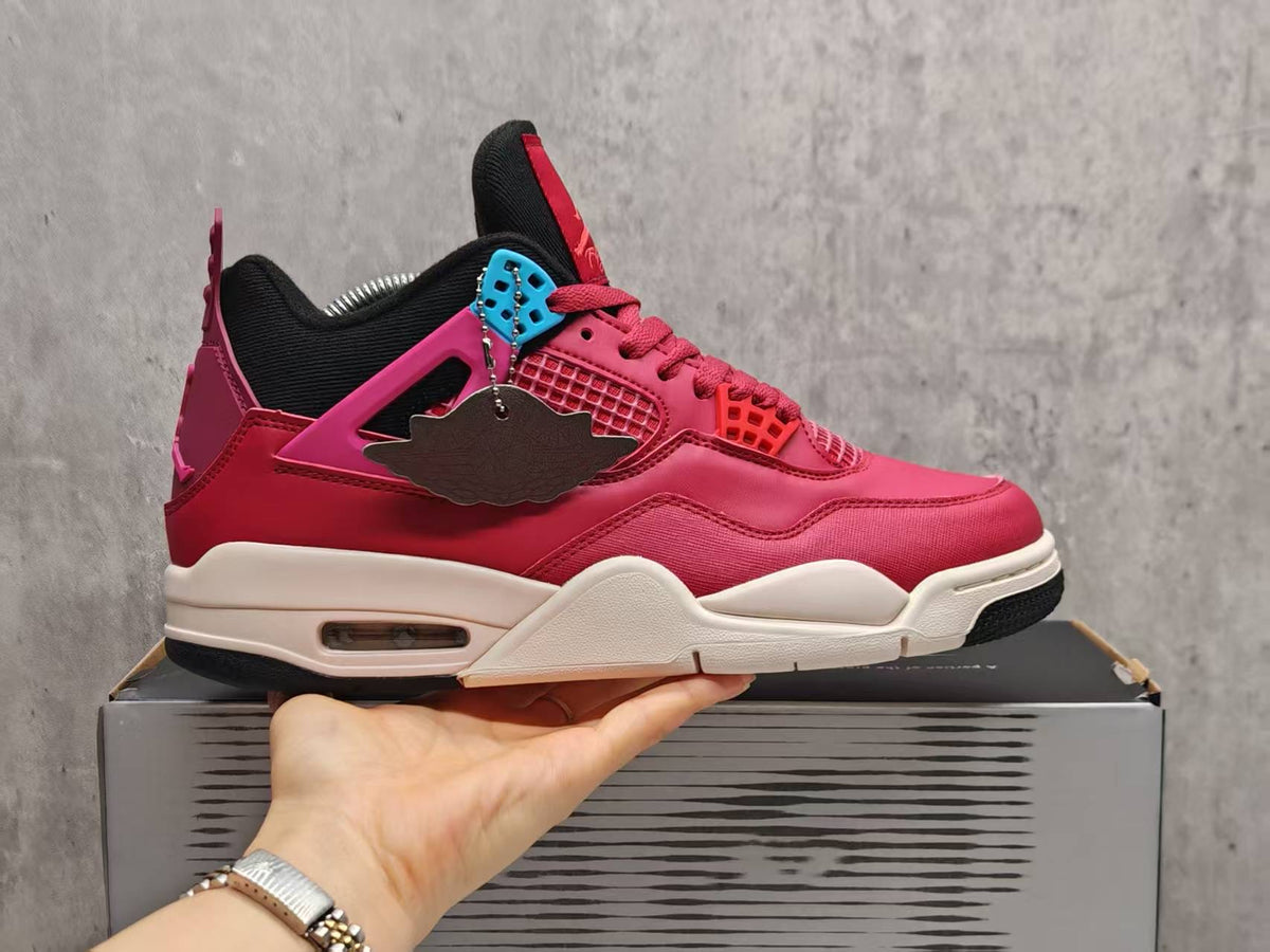 AJ4 Beetroot Sneakers
