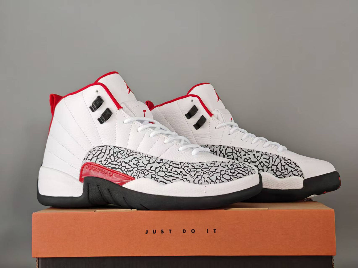Air Jordan 12 Retro Summit White/Varsity Red Sneakers CT8013-116
