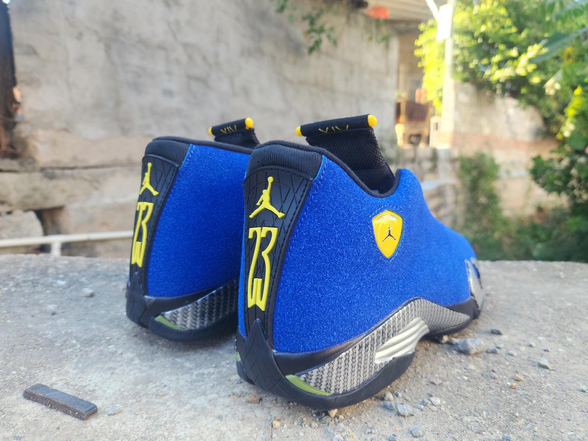 Air Jordan 14 Retro Blue/Black Sneakers