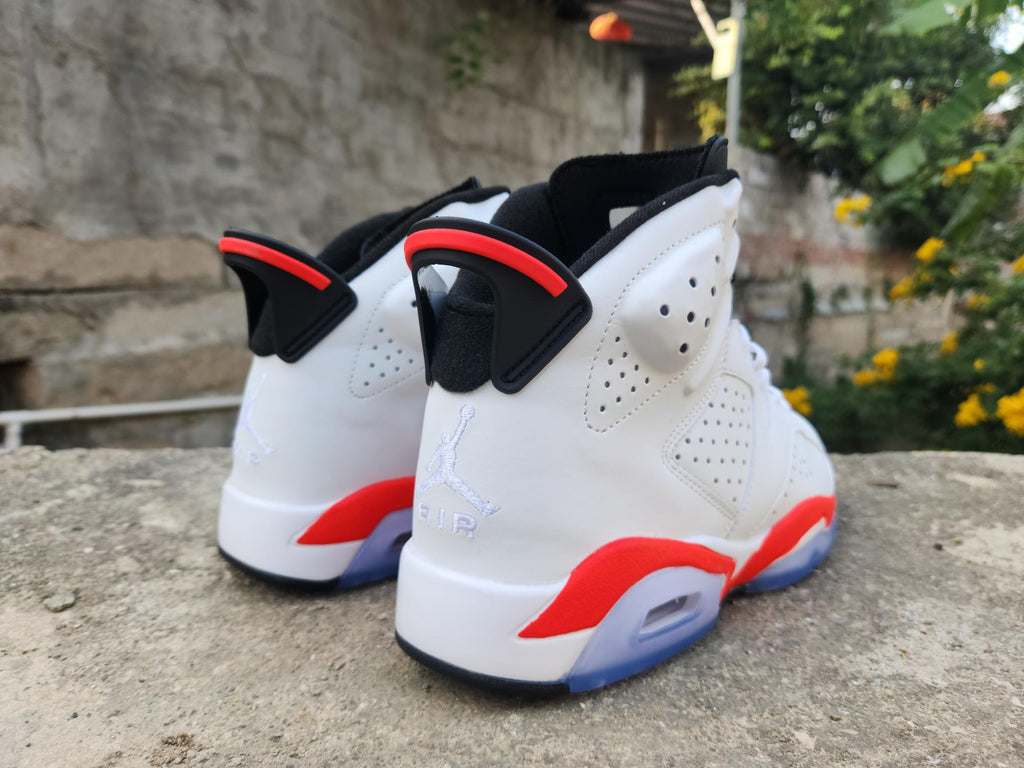 Air Jordan 6 Retro White/Infrared/Black Sneakers CT8529-105