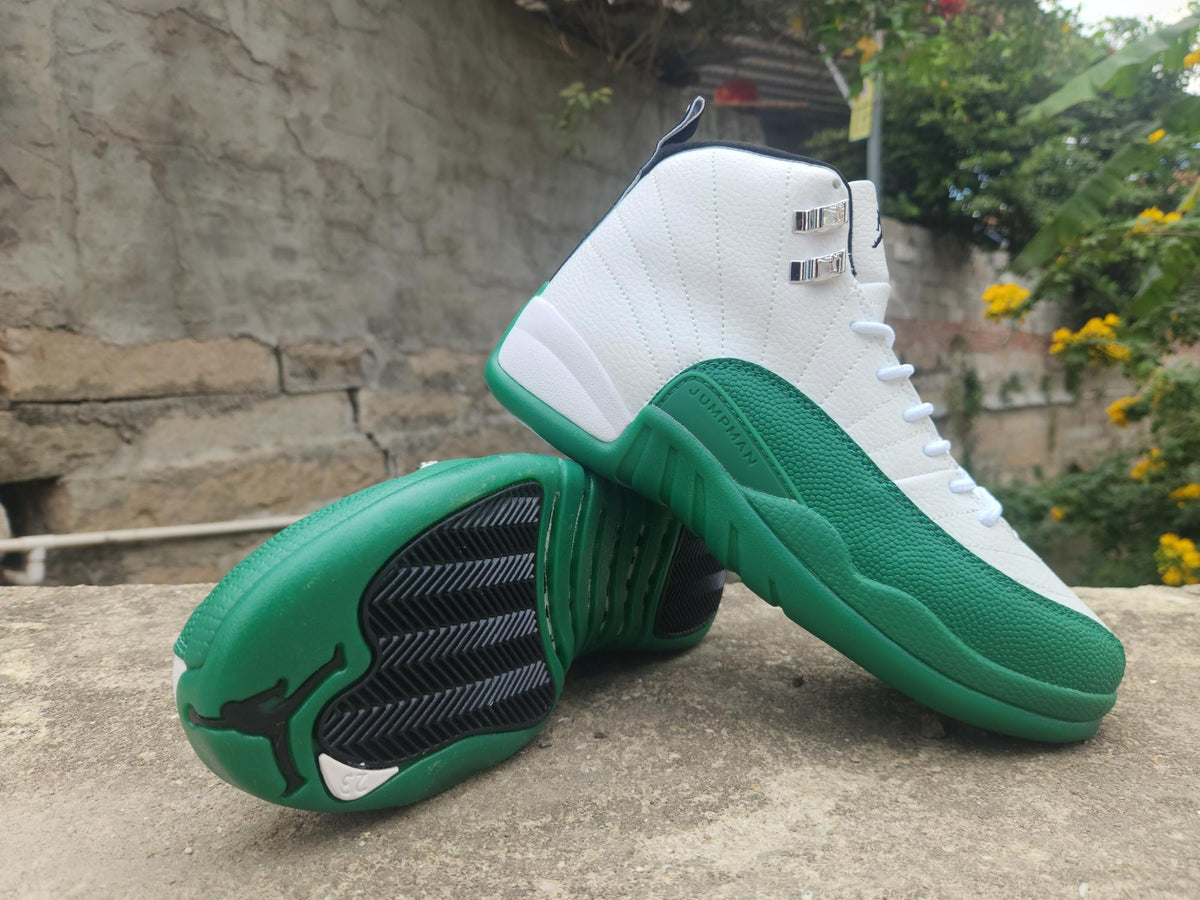 Air Jordan 12 Retro Summit White/Gorge Green Sneakers CT8013-103