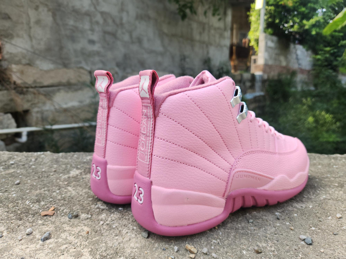 Air Jordan 12 Retro "Valentine" White/Vivid Pink Sneakers