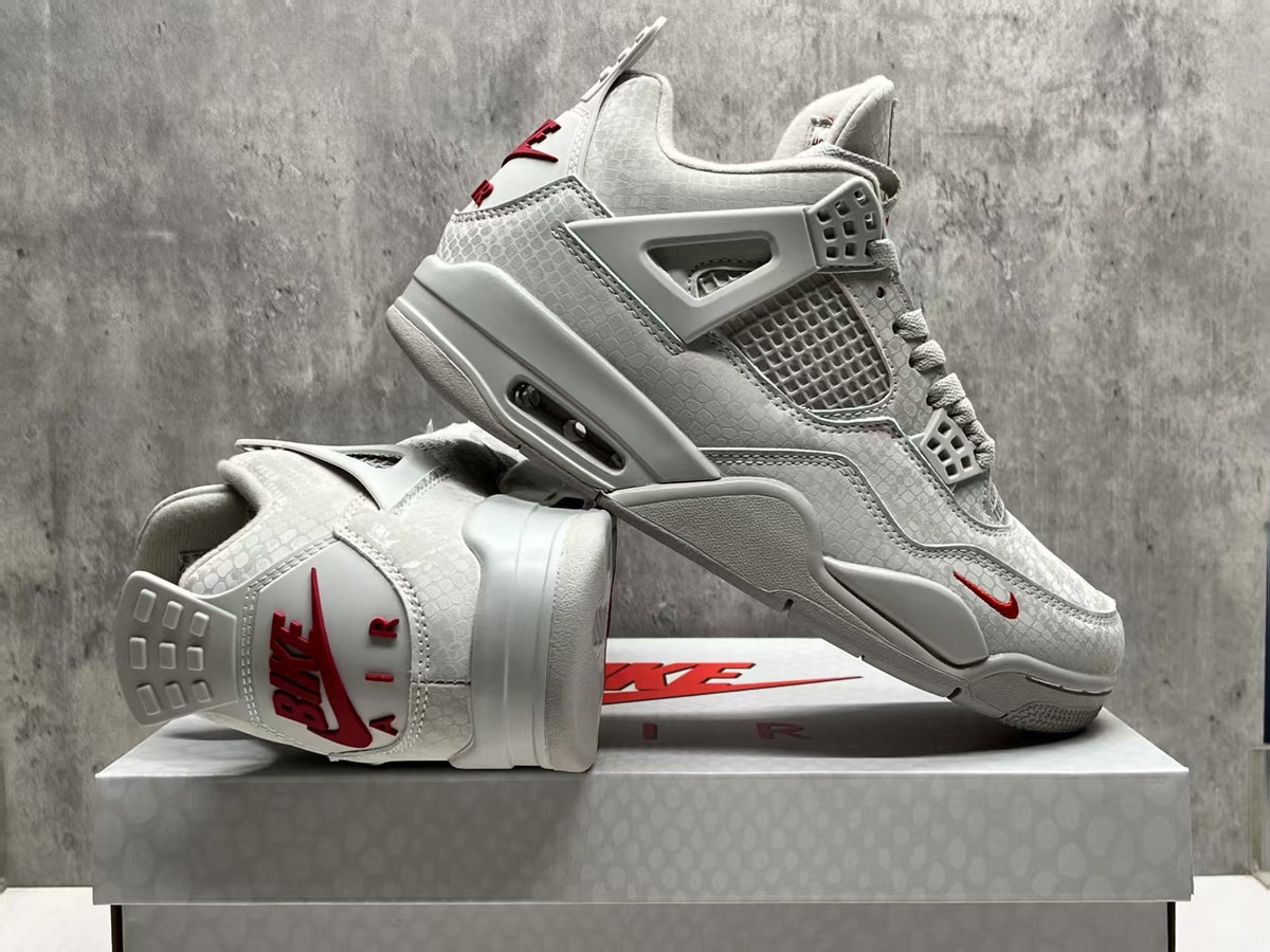 Nigel Sylvester x Air Jordan 4 Grey Mamba Grey and Black