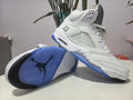 Air Jordan 5 Retro White/Metallic Silver Sneakers (Regular Grade)