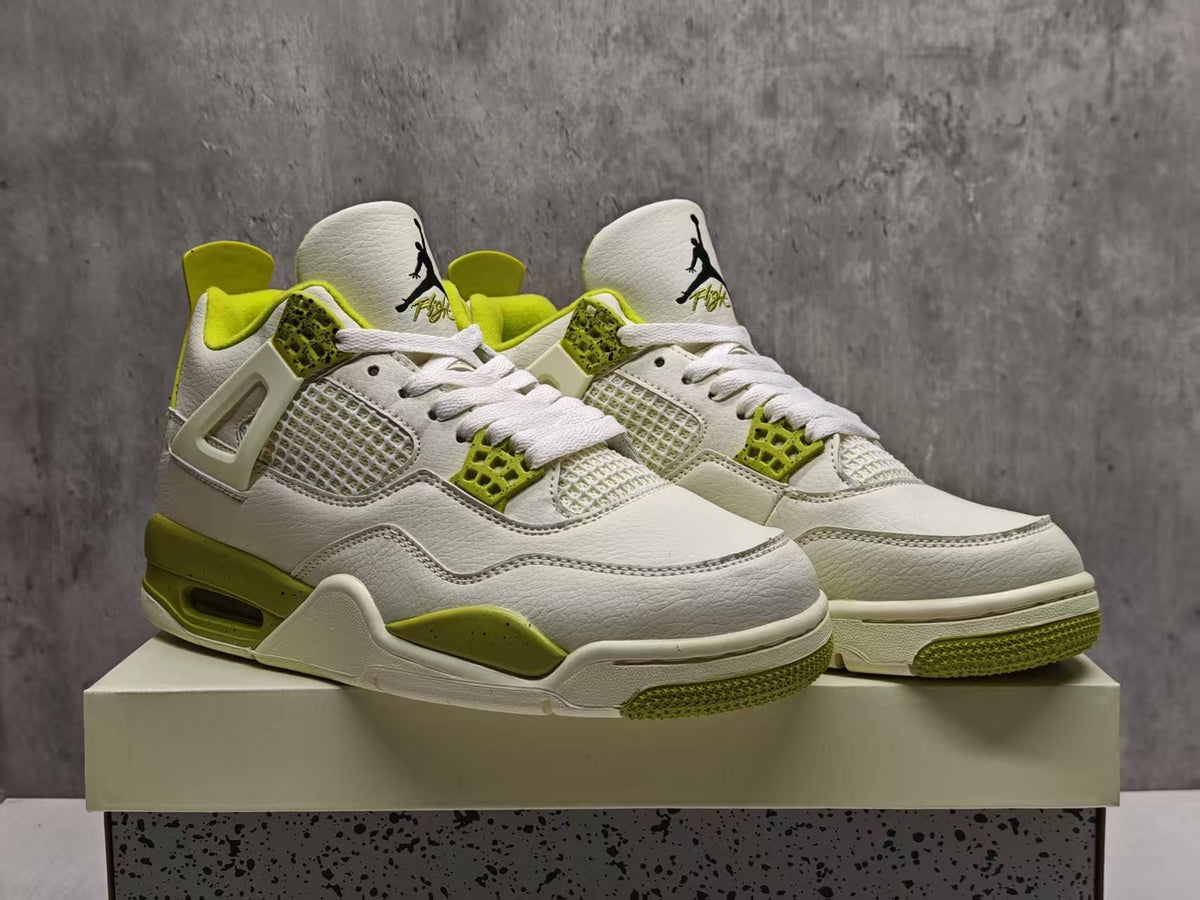 AJ4 Avocado Green Sneakers