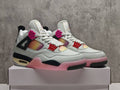 AJ4 Comic Fire Pink Sneakers