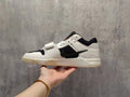 Travis Scott White Green and Black Reverse Swoosh Sneakers
