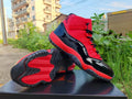 Air Jordan 11 Red and Black Sneakers