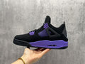AJ4 Purple Lightning Sneakers