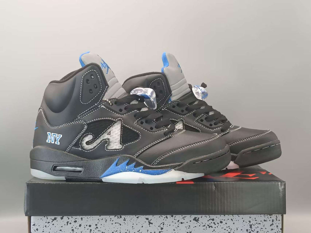 Awake NY x Air Jordan 5 Retro Black-Blue 23 & NY
