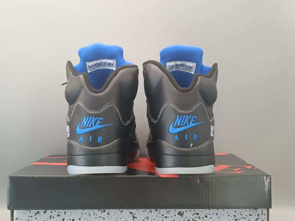 Awake NY x Air Jordan 5 Retro Black-Blue 23 & NY