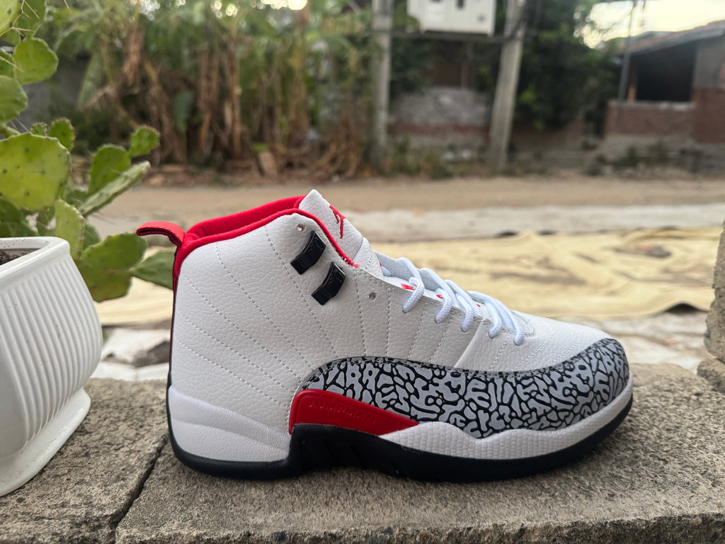 Air Jordan 12 Retro Floral White/Black/Multicolor Sneakers