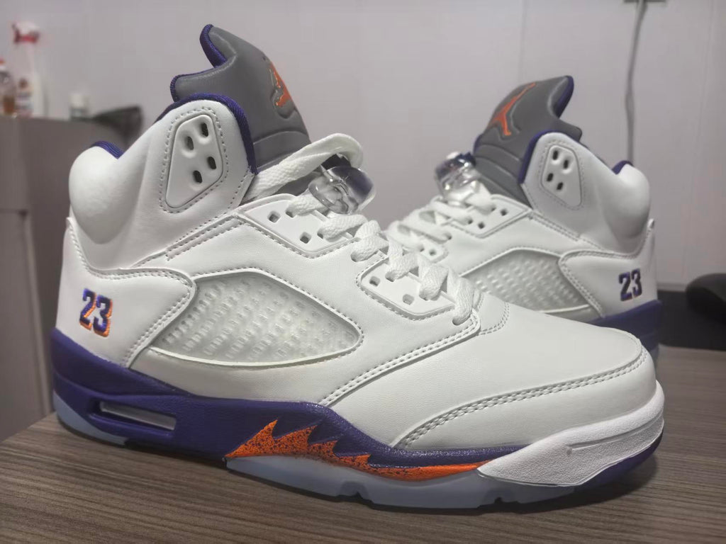 Air Jordan 5 Phoenix Suns Inspired Sneakers