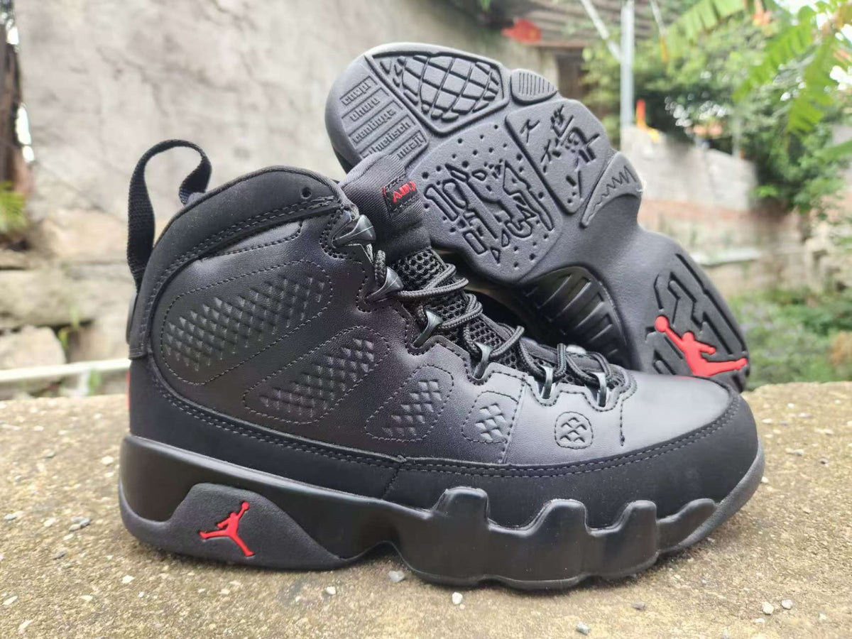 Air Jordan 9 Black-Red and Black-Brown Sneakers