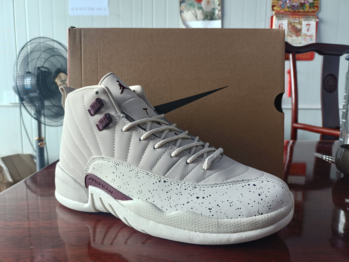 AJ12 Eggshell Sneakers