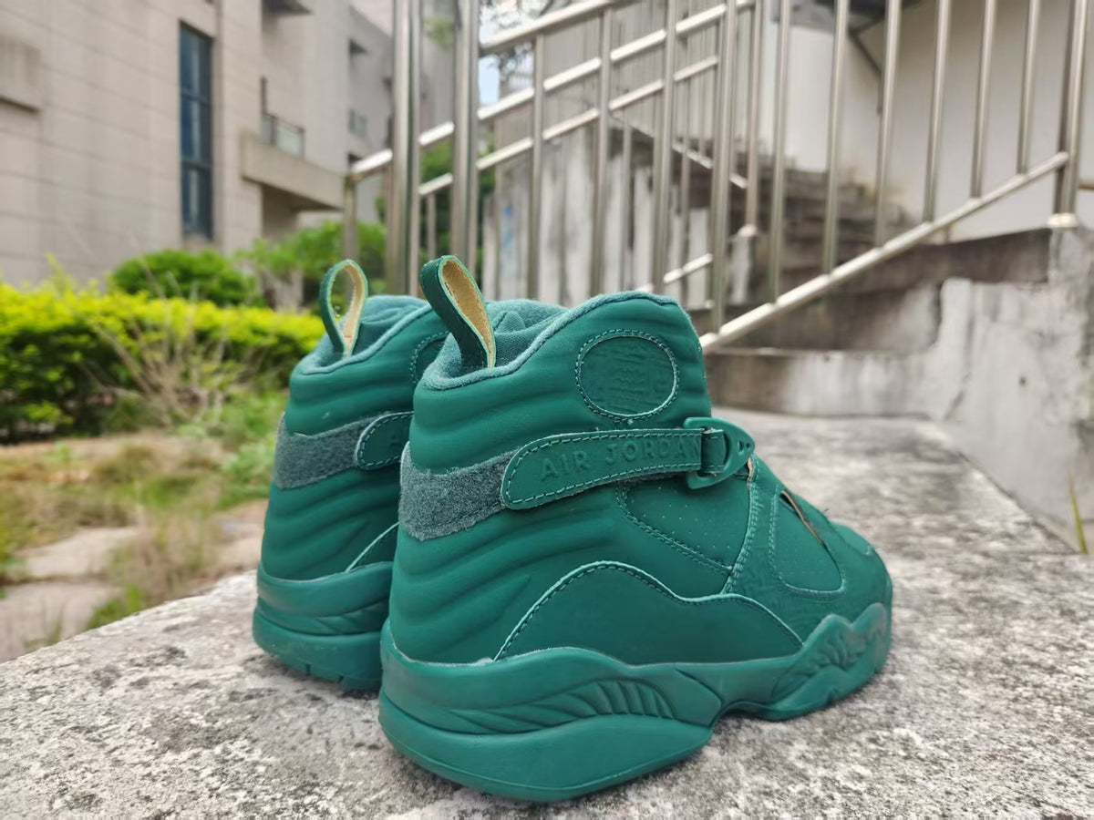 AJ8 New Dark Green Sneakers