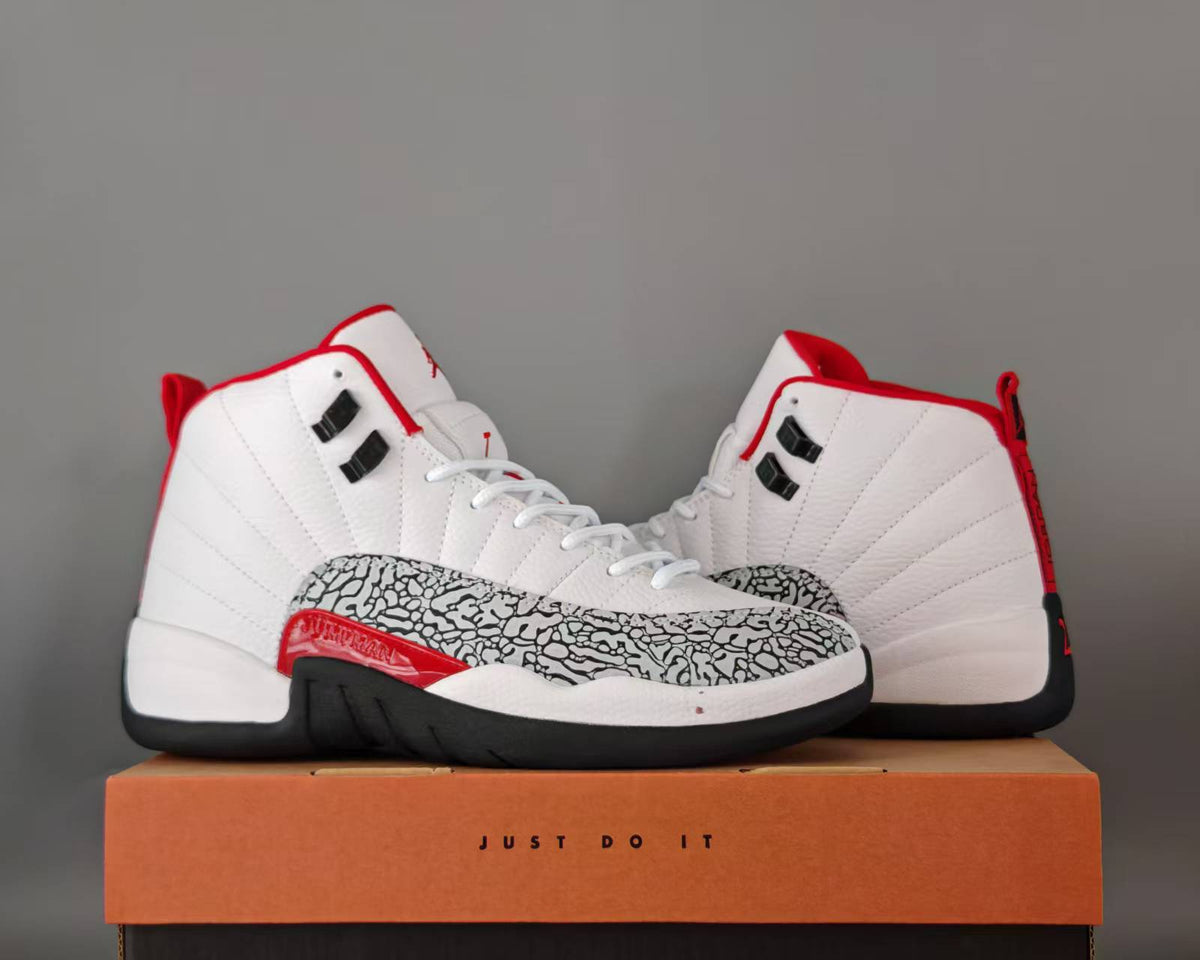 Air Jordan 12 Retro Summit White/Varsity Red Sneakers CT8013-116