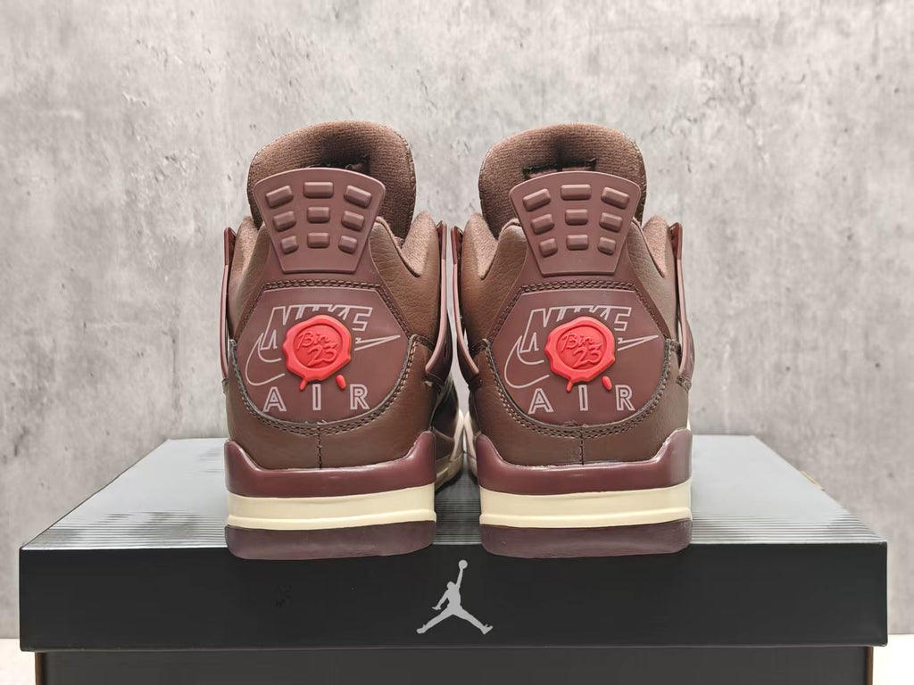 AJ4 Animal Brown Sneakers
