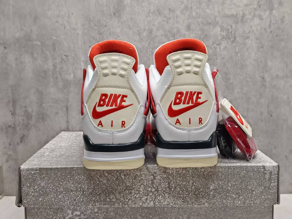 AJ4 Vermilion Red Sneakers