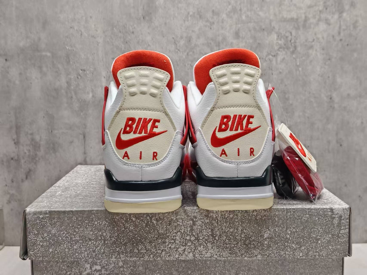 AJ4 Vermilion Red Sneakers