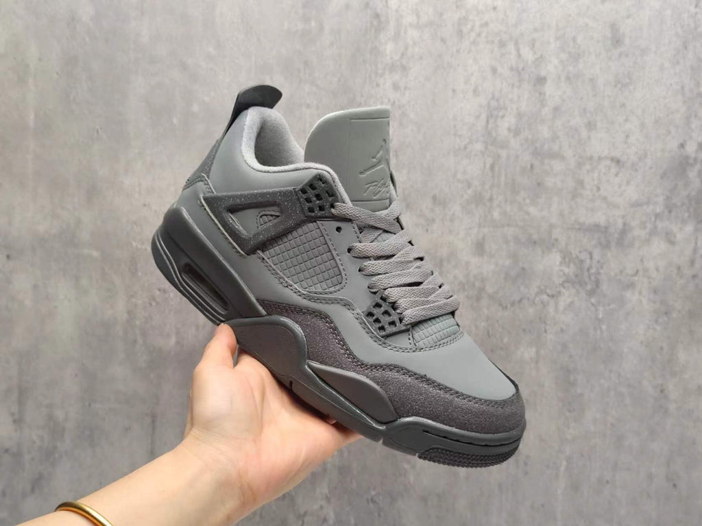 AJ4 Olympic Gray Sneakers