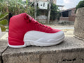 Air Jordan 12 Retro White/Red Sneakers