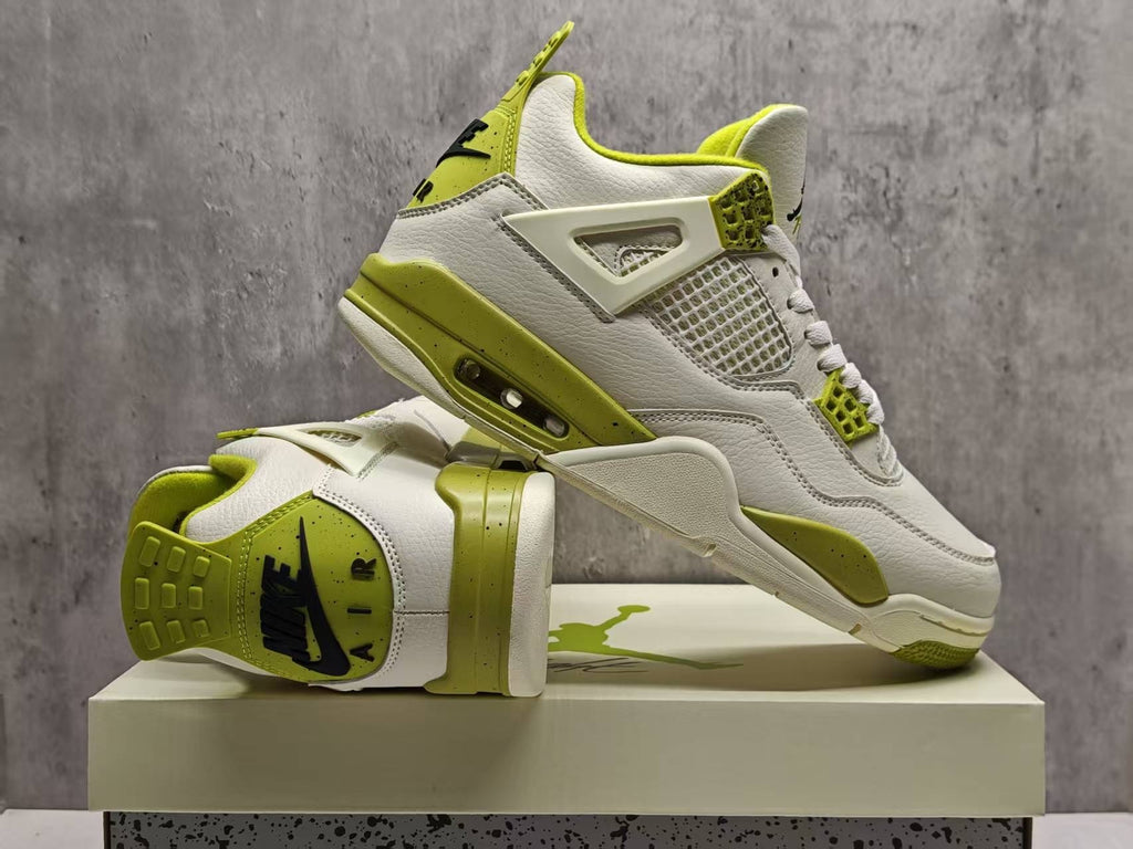 AJ4 Avocado Green Sneakers