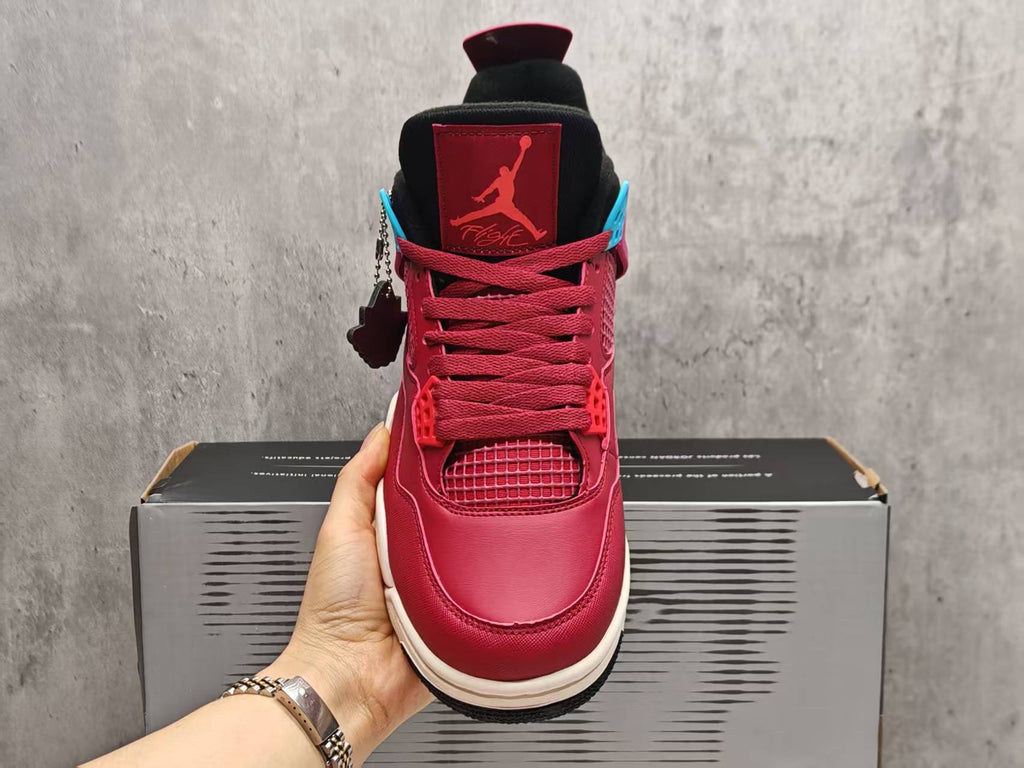 AJ4 Beetroot Sneakers