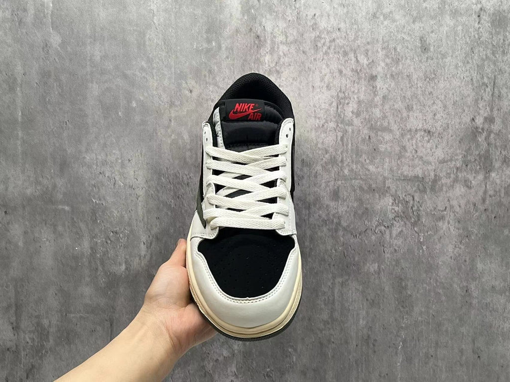 Travis Scott x Air Jordan 1 Low OG SP Black-Olive Reverse Swoosh 5.0