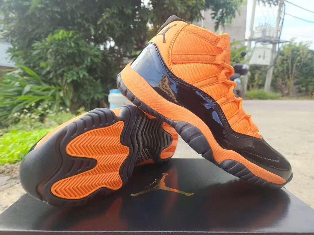 Air Jordan 11 Retro Orange/Red/Black Sneakers