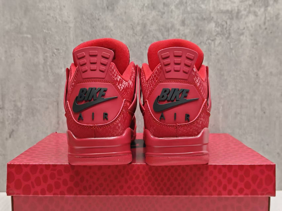 Nigel Sylvester x Air Jordan 4 Red Mamba Red and Black