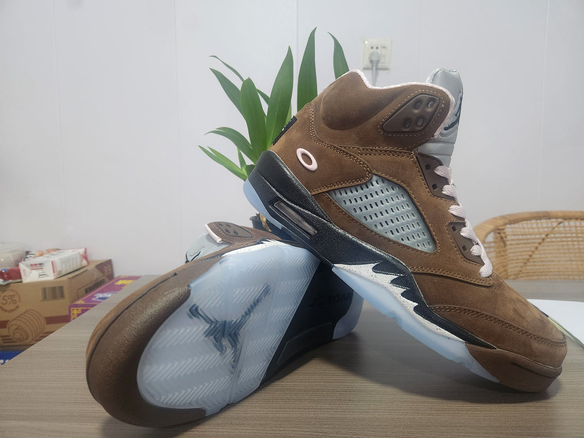 Air Jordan 5 Dark Brown Unisex Sneakers