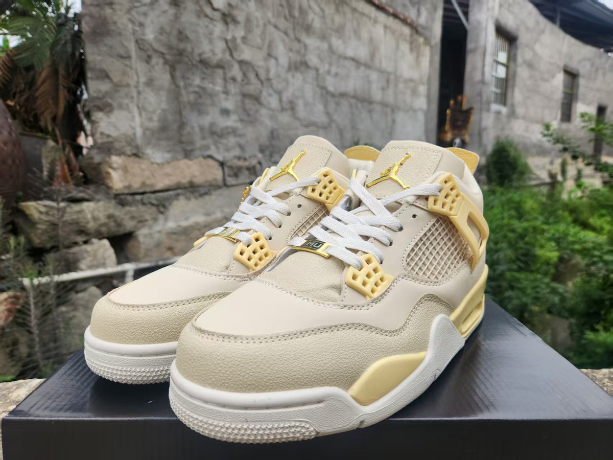 Air Jordan 4 Ochre Yellow Sneakers